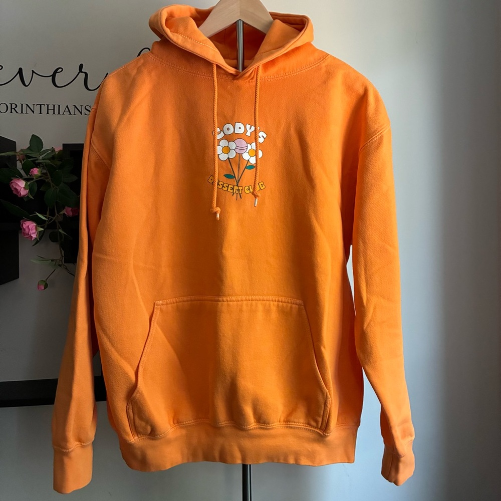 Orange Cody's Graphic Hoodie